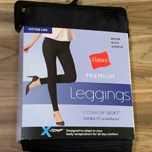 Hanes Xtemp leggings comfort soft fitted led